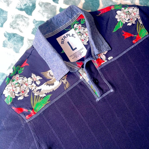 🐦 Staple Floral Polo